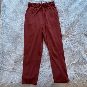 Lululemon keep moving pant or stretch high rise pant, 25”, never worn, size 6